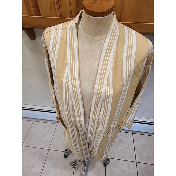 Eileen Fisher Women's Organic Cotton Kimono Jacket OS One Size Longline Coastal - Picture 4 of 10